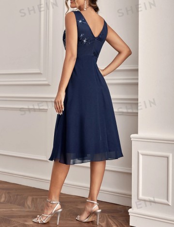 Rochie de ocazie Shein, albastru