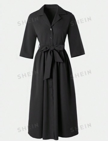 Rochie midi Shein, negru