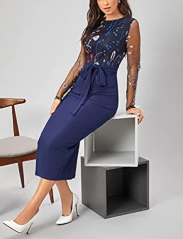 Rochie de ocazie Shein, mix culori