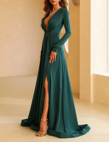 Rochie maxi Shein, verde