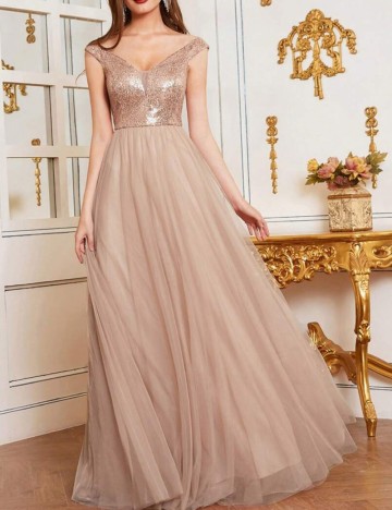 Rochie de ocazie Shein, roz