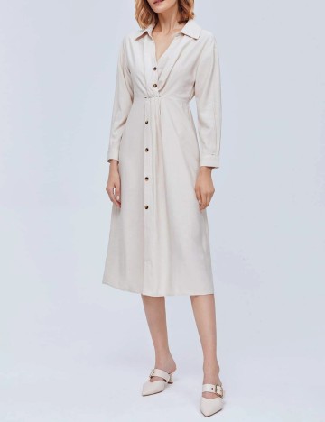 Rochie midi MOTF by Shein, crem