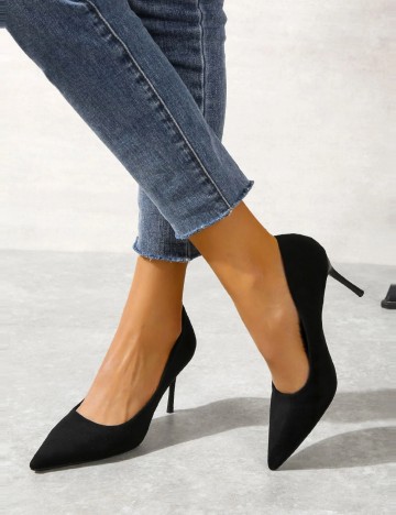 Pantofi cu toc Shein, negru
