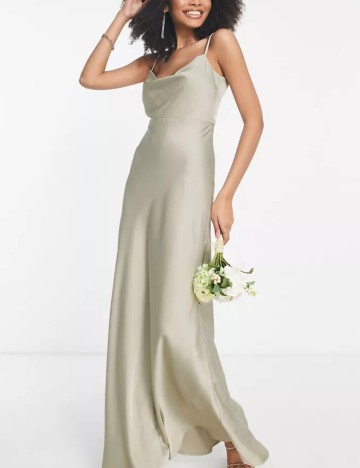 Rochie midi ASOS, verde