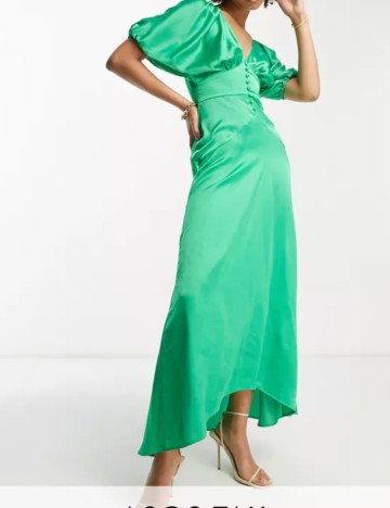 Rochie maxi ASOS, verde