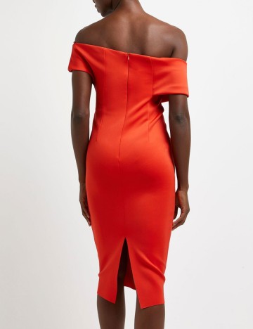 Rochie midi River Island, portocaliu