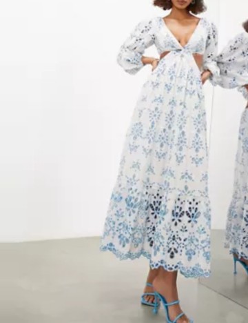 Rochie maxi ASOS, mix culori