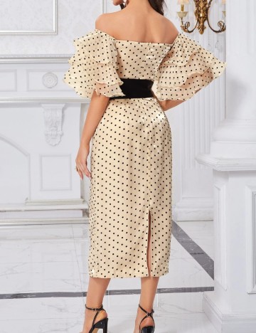 Rochie midi Shein, crem