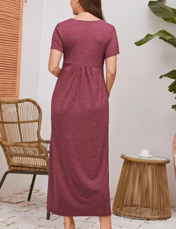 Rochie midi Shein, vișiniu