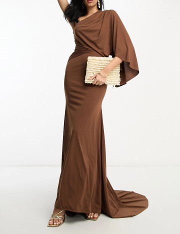 Rochie de ocazie ASOS, maro