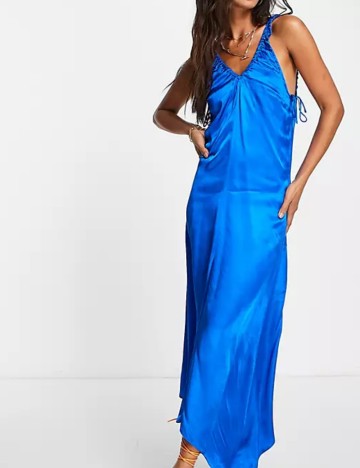 Rochie maxi Topshop, albastru
