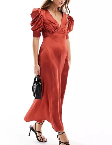 Rochie maxi ASOS, cărămiziu