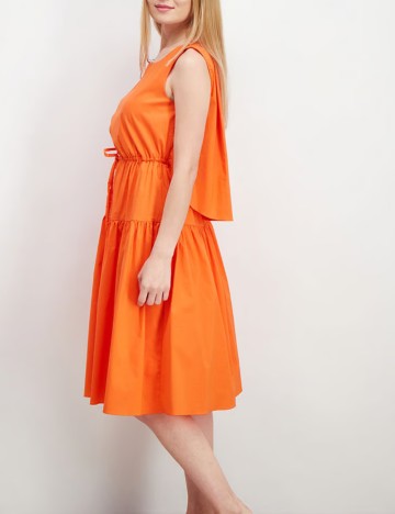 Rochie midi Vero Moda, portocaliu