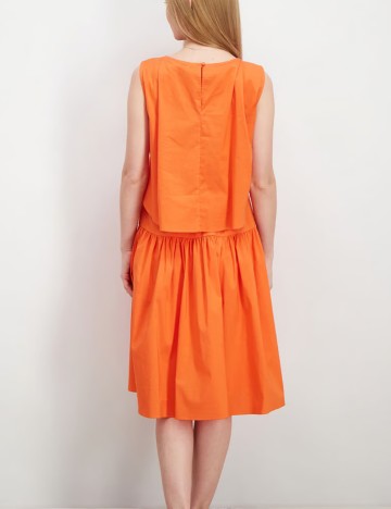 Rochie midi Vero Moda, portocaliu