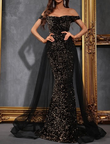 Rochie maxi Shein, mix culori
