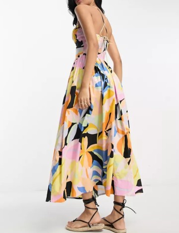 Rochie maxi ASOS, mix culori