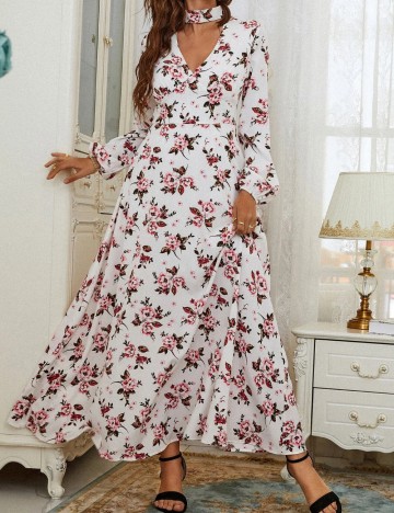 Rochie maxi Shein, alb