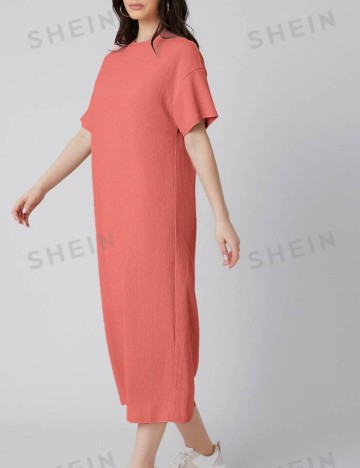 Rochie midi Shein, roz
