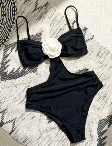 Costum de baie întreg Shein, negru