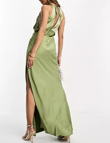 Rochie maxi ASOS, verde