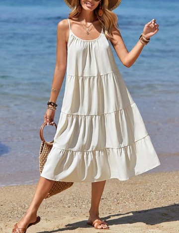 Rochie midi Shein, bej