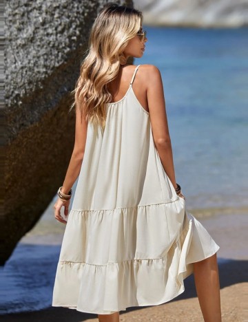 Rochie midi Shein, bej