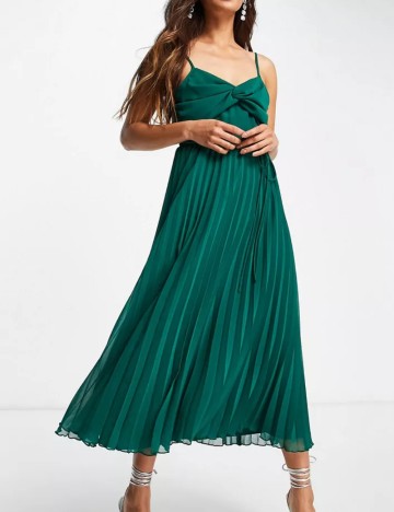 Rochie midi ASOS, verde