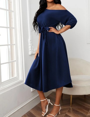 Rochie maxi Shein, bleumarin
