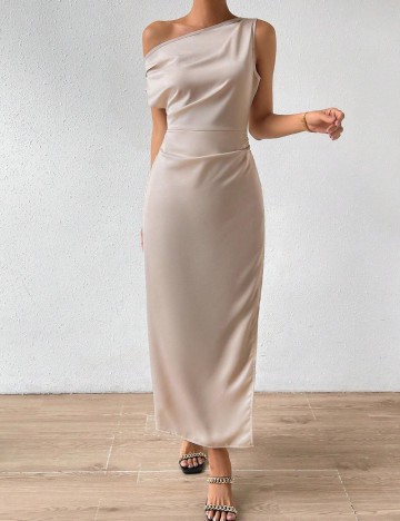 Rochie maxi Shein, crem