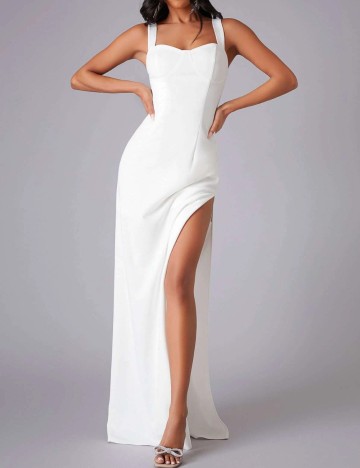 Rochie maxi Shein, alb