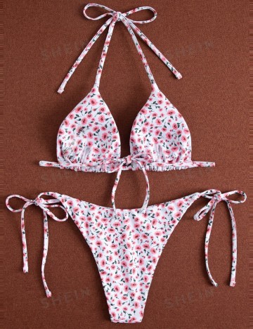Costum de baie Shein, mix culori