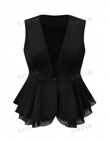 Vestă Shein, negru