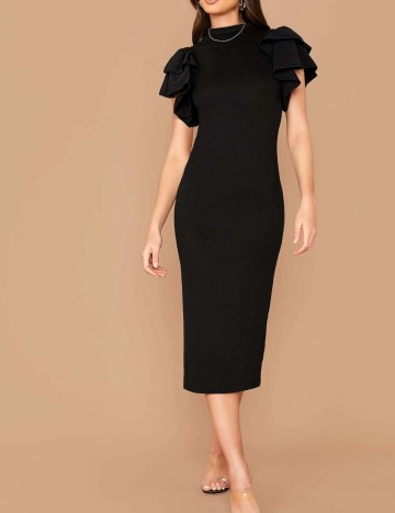 Rochie midi Shein, negru