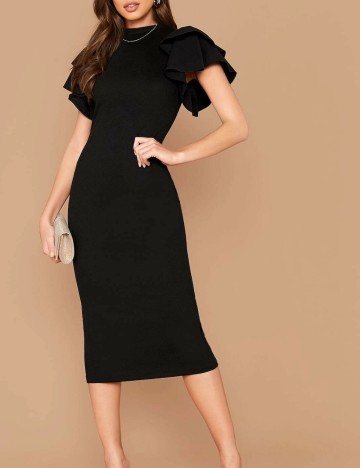 Rochie midi Shein, negru