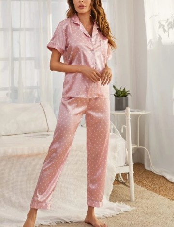 Compleu pijamale Shein, roz