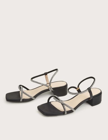 Sandale Cu Toc Shein, negru