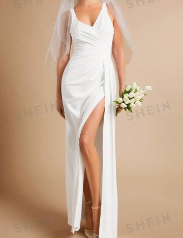 Rochie de mireasă Shein, alb
