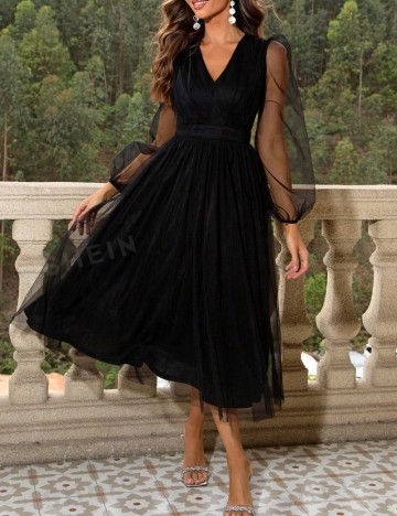 Rochie midi Shein, negru