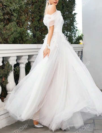 Rochie de ocazie și bridal Shein, alb