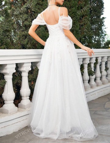 Rochie de ocazie și bridal Shein, alb