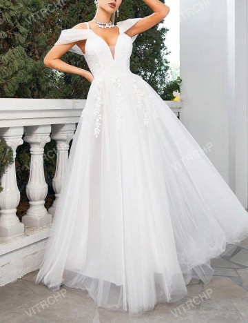 Rochie de ocazie și bridal Shein, alb