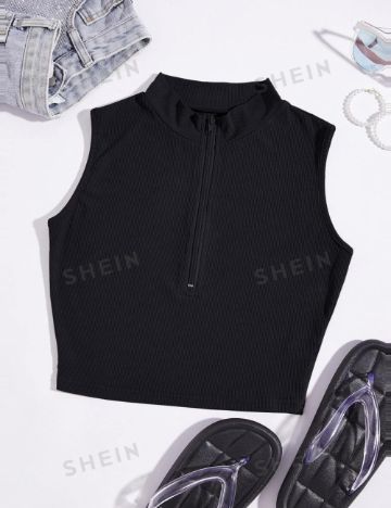 Top Shein, negru