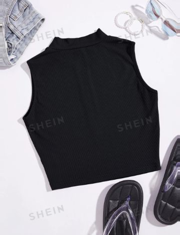 Top Shein, negru