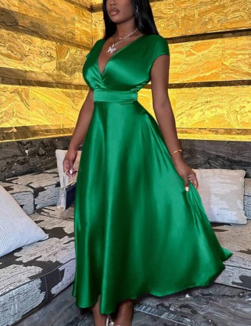 Rochie midi Shein, verde