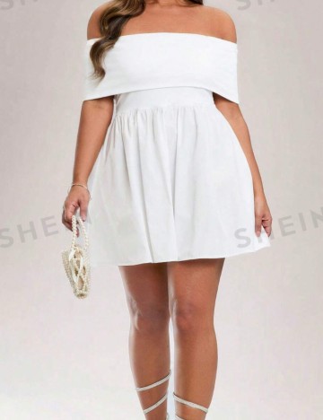Rochie mini Shein, alb