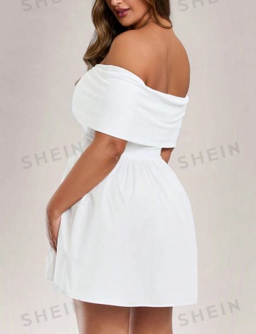 Rochie mini Shein, alb