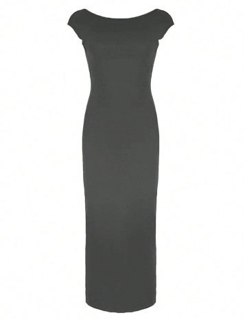 Rochie maxi Shein, gri