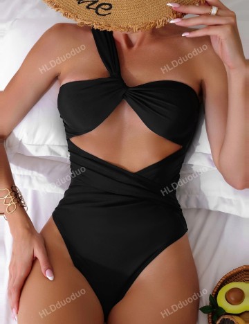 Costum de baie întreg Shein, negru