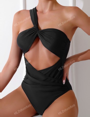 Costum de baie întreg Shein, negru