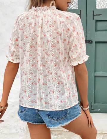 Cămașă cu m&acirc;necă scurtă Shein, mix culori